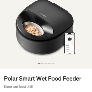 Black Smart Wet Food Feeder
